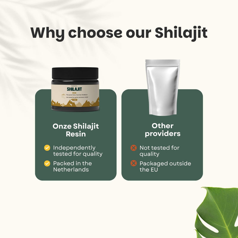Shilajit resin goyu supplement superfood