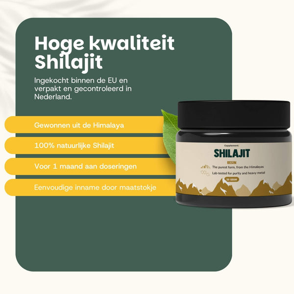 Shilajit resin goyu supplement superfood