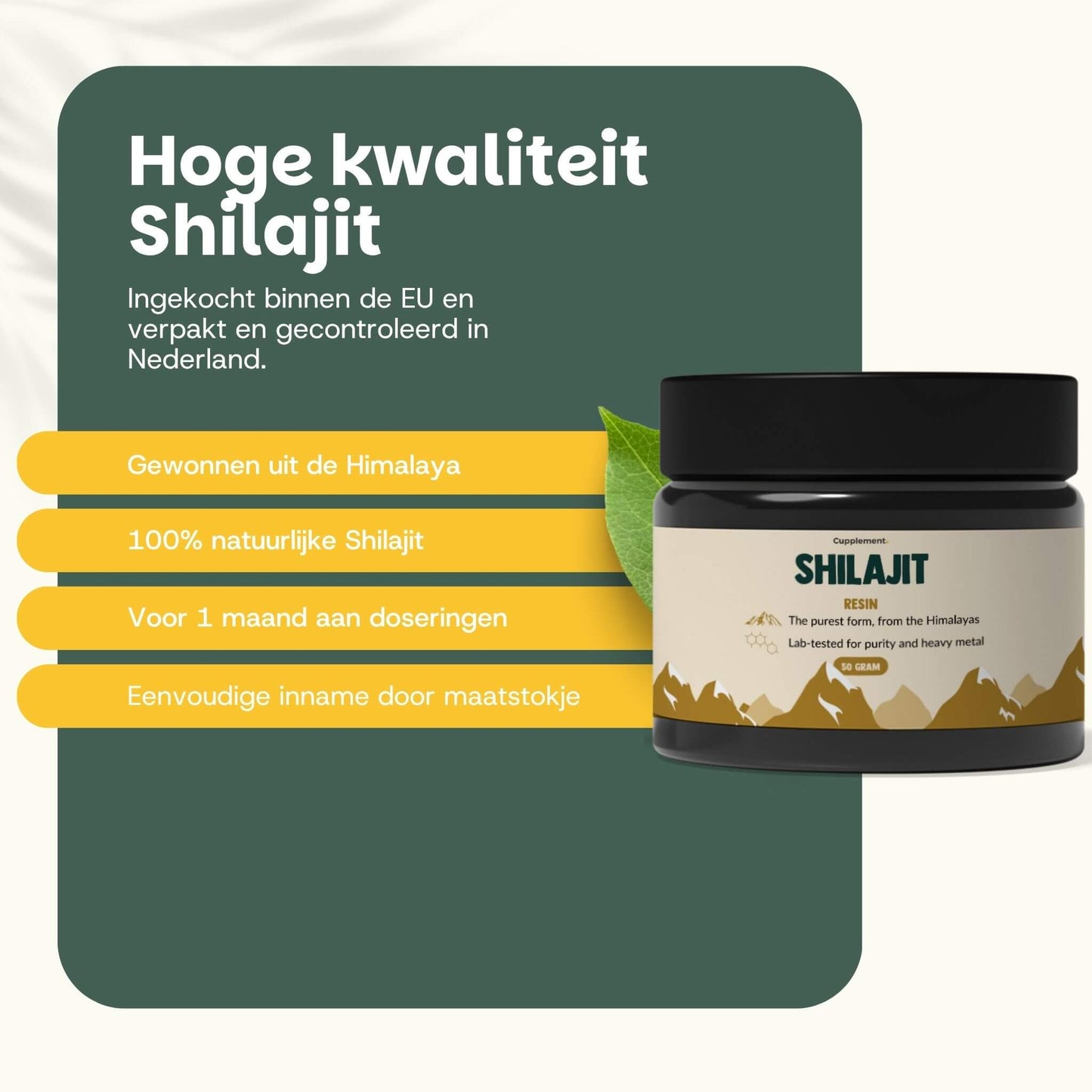 Shilajit resin goyu supplement superfood