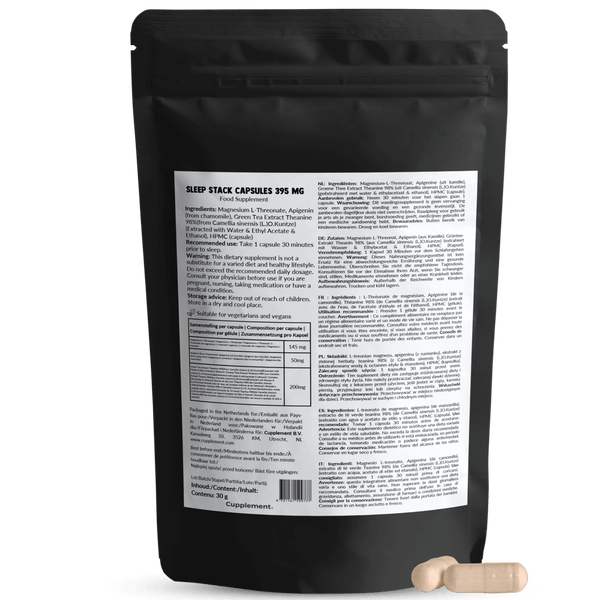 Sleep stack capsules goyu supplement superfood