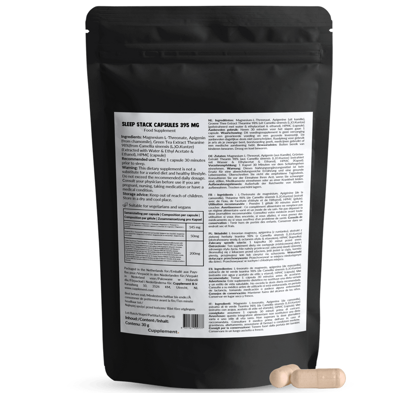 Sleep stack capsules goyu supplement superfood