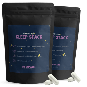 Sleep stack capsules goyu supplement superfood