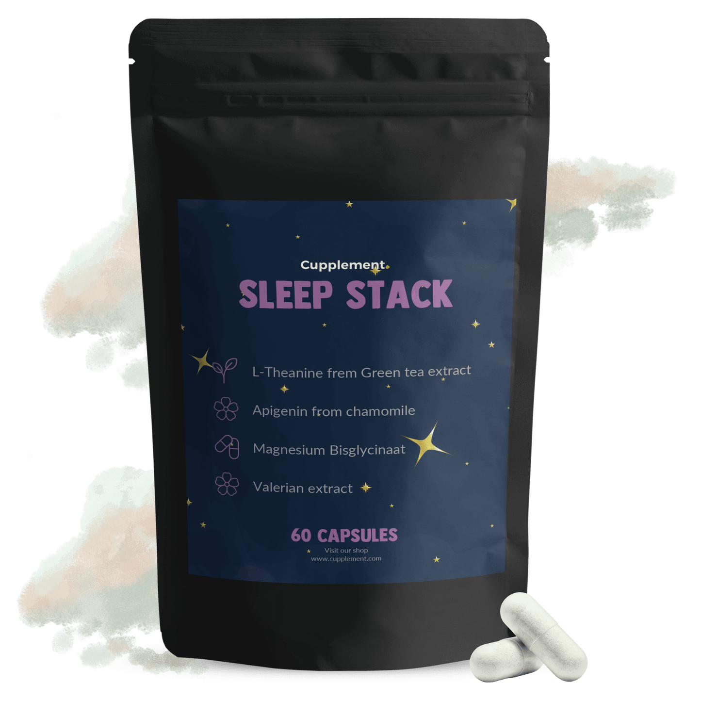 Sleep stack capsules goyu supplement superfood