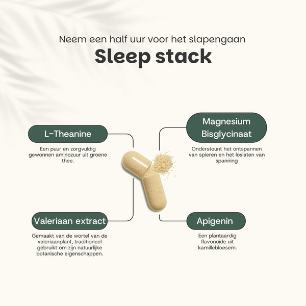 Sleep stack capsules goyu supplement superfood