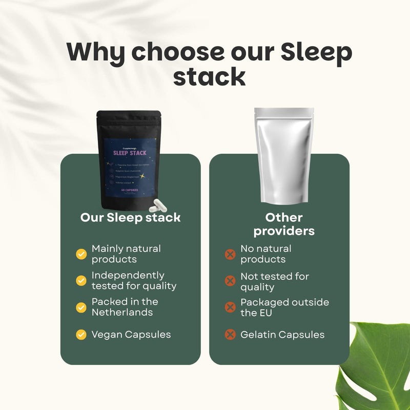 Sleep stack capsules goyu supplement superfood