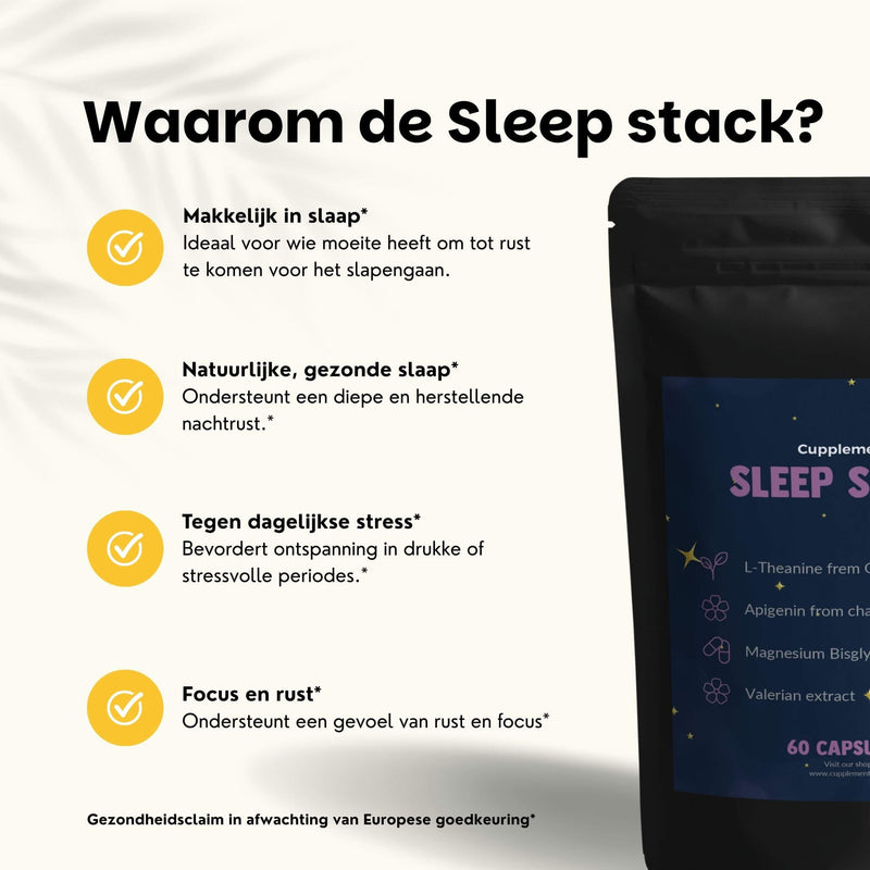 Sleep stack capsules goyu supplement superfood