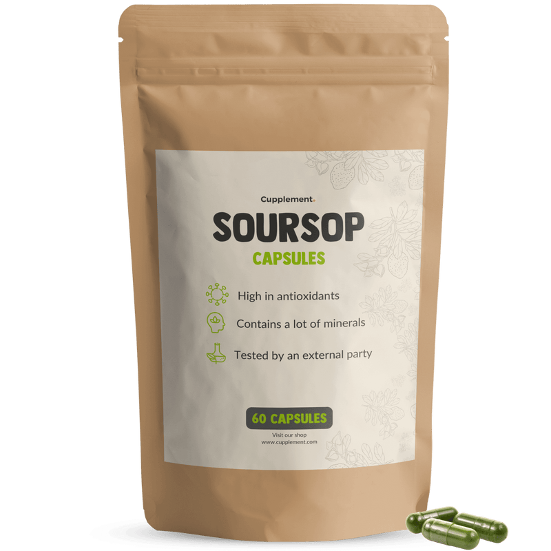 Soursop Capsules Zuurzak Graviola Guanabana Cupplement Superfood Supplement 