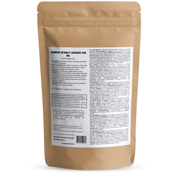 Soursop capsules goyu supplement superfood