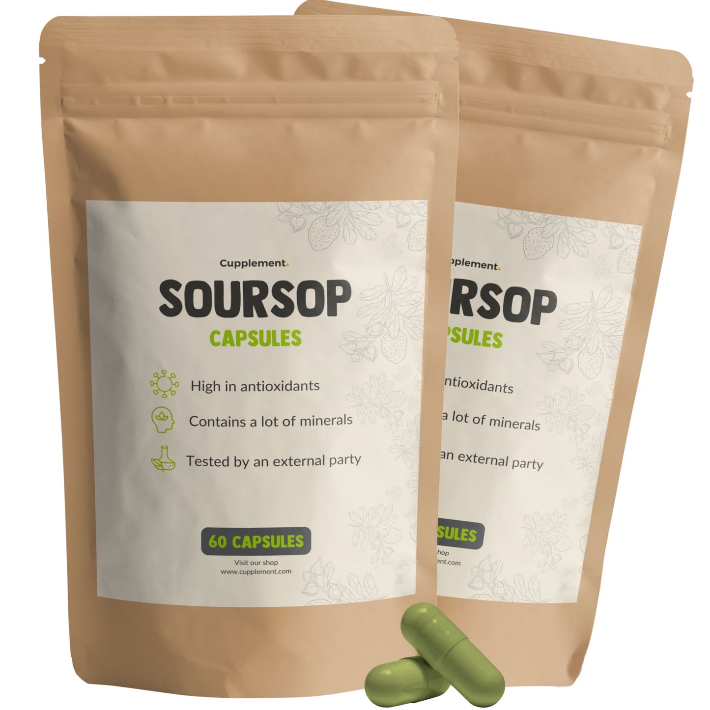 Soursop capsules goyu supplement superfood