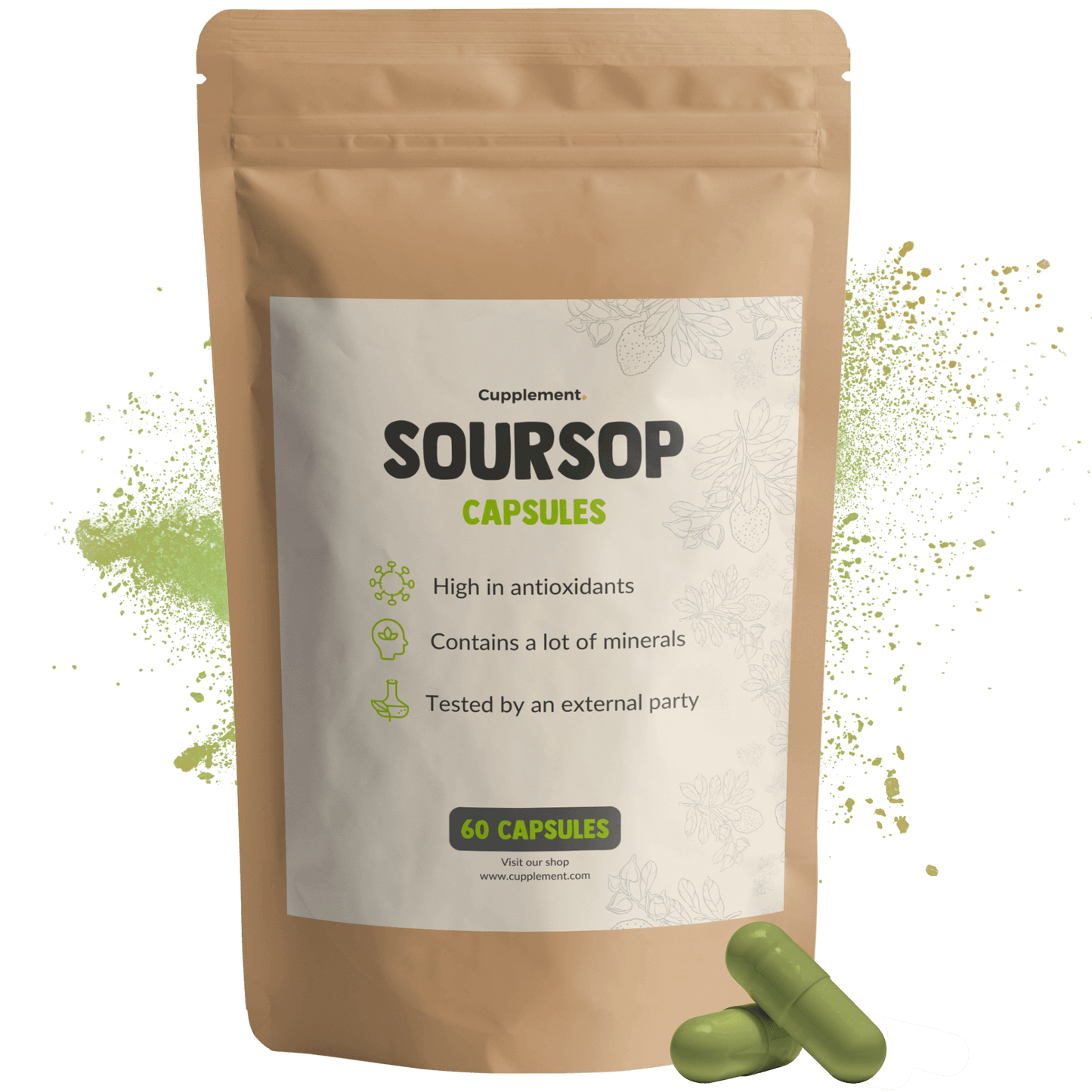 Soursop capsules goyu superfood supplement