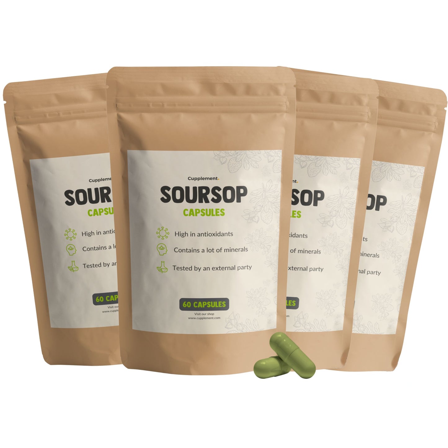 Soursop capsules goyu supplement superfood