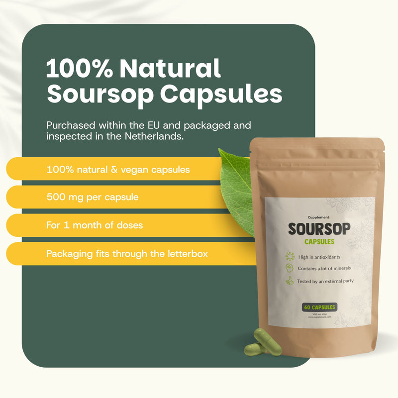 Soursop capsules goyu supplement superfood