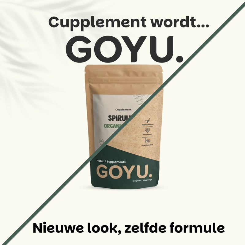 Spirulina poeder goyu supplement superfood
