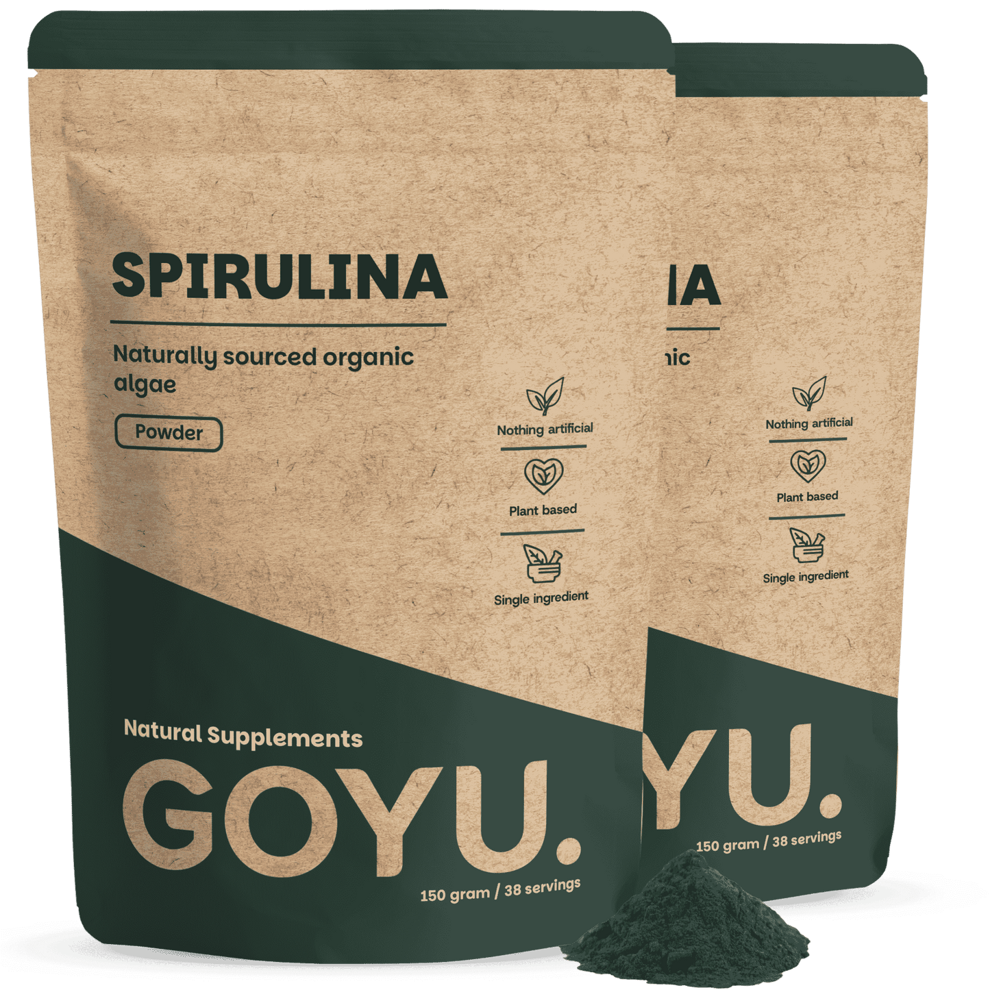 Spirulina poeder goyu supplement superfood