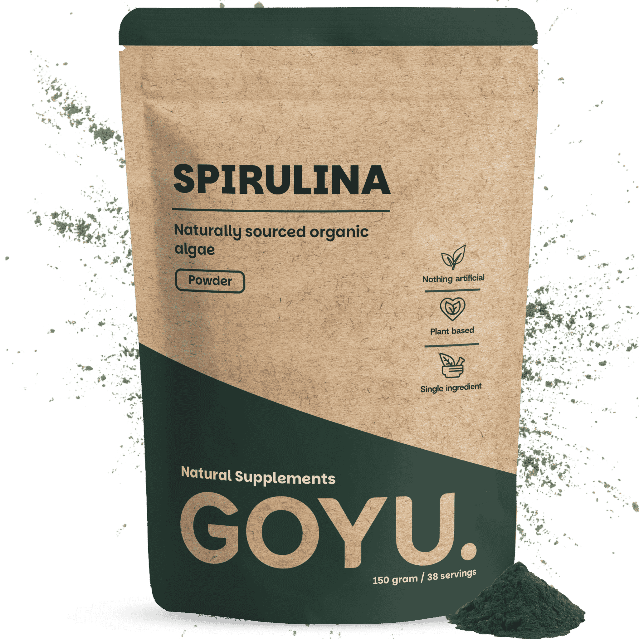 Spirulina Pulver Biologisch
