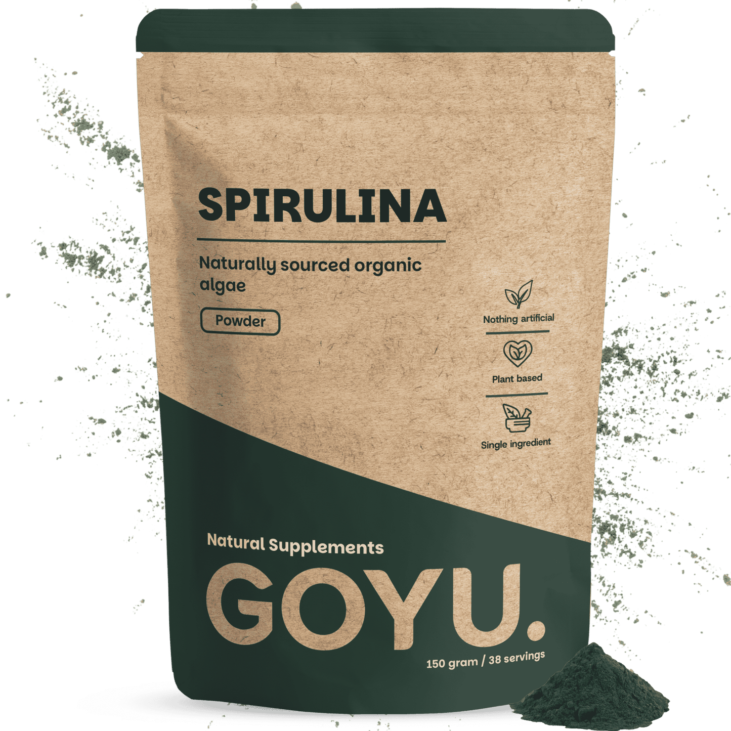 Spirulina poeder goyu supplement superfood