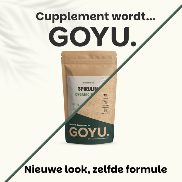 Spirulina tabletten goyu supplement superfood