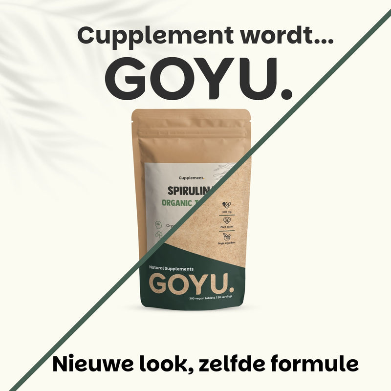 Spirulina tabletten goyu supplement superfood