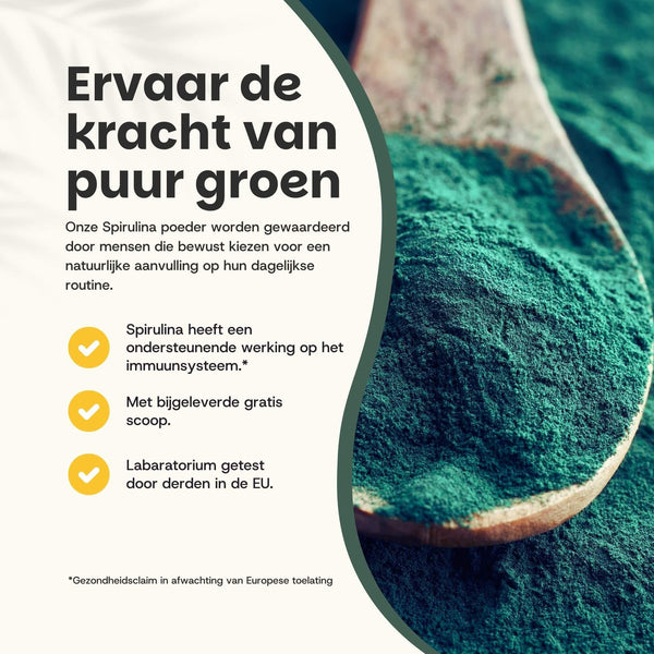 Spirulina poeder goyu supplement superfood