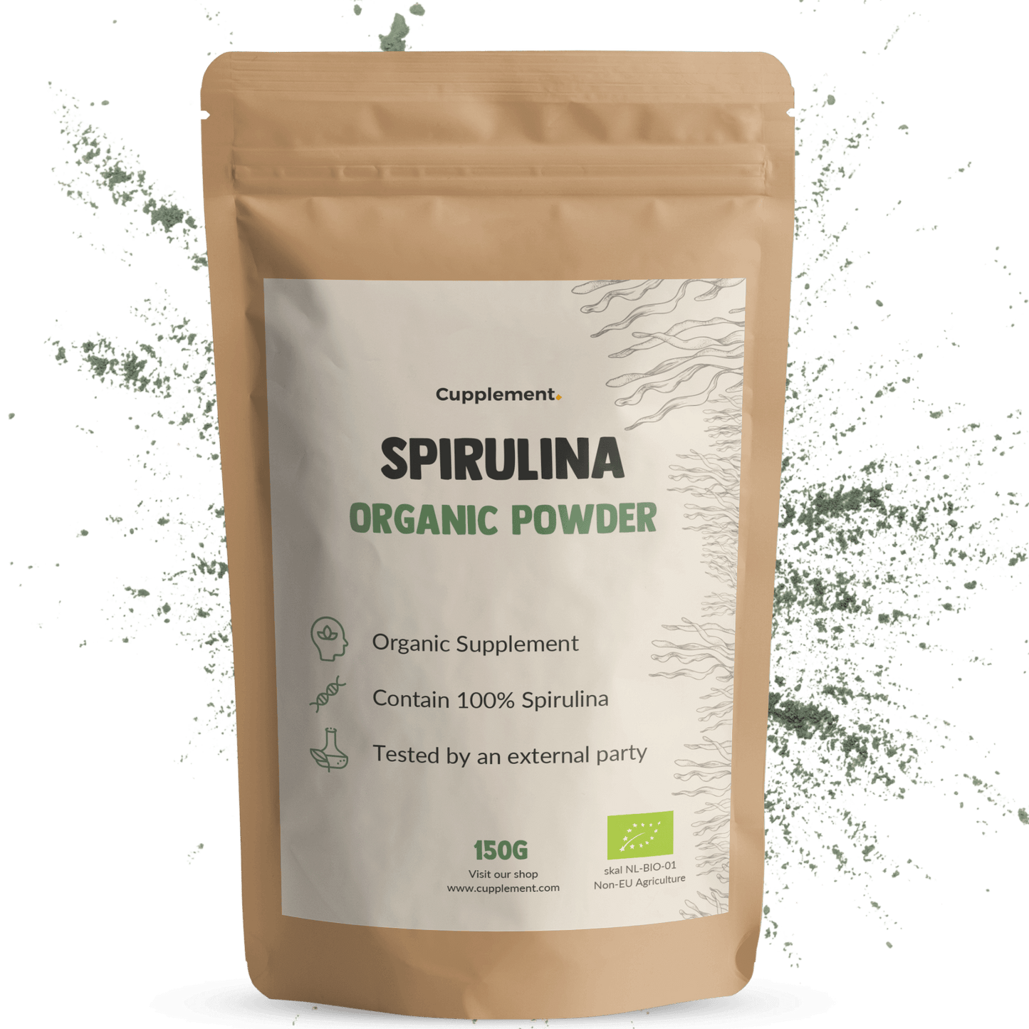 Spirulina poeder goyu supplement superfood