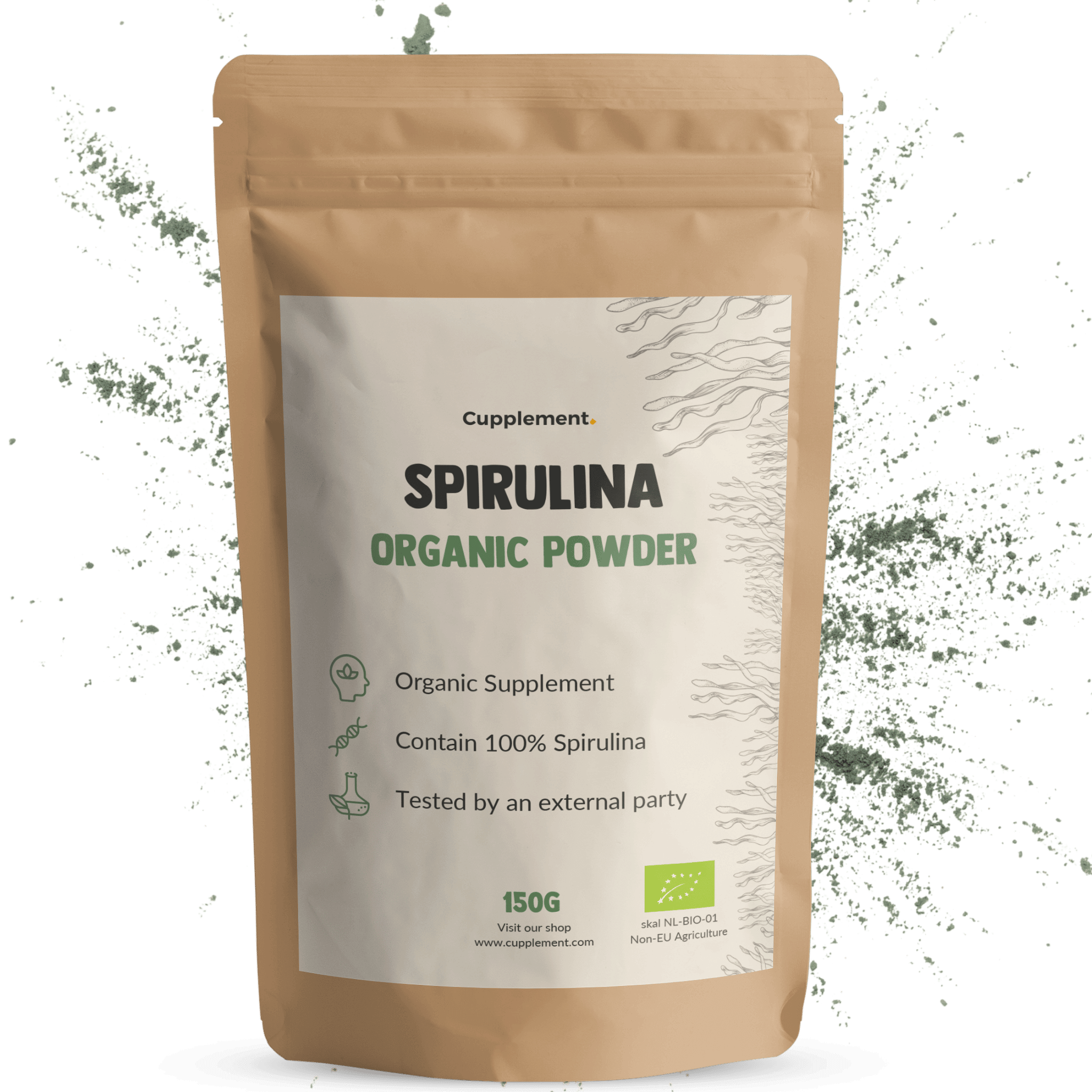 Spirulina poeder goyu supplement superfood
