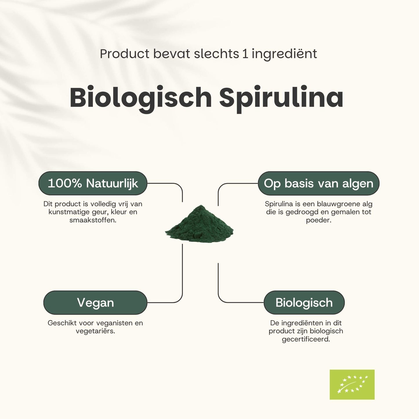 Spirulina poeder goyu supplement superfood