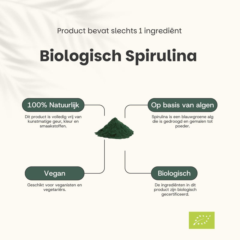 Spirulina poeder goyu supplement superfood