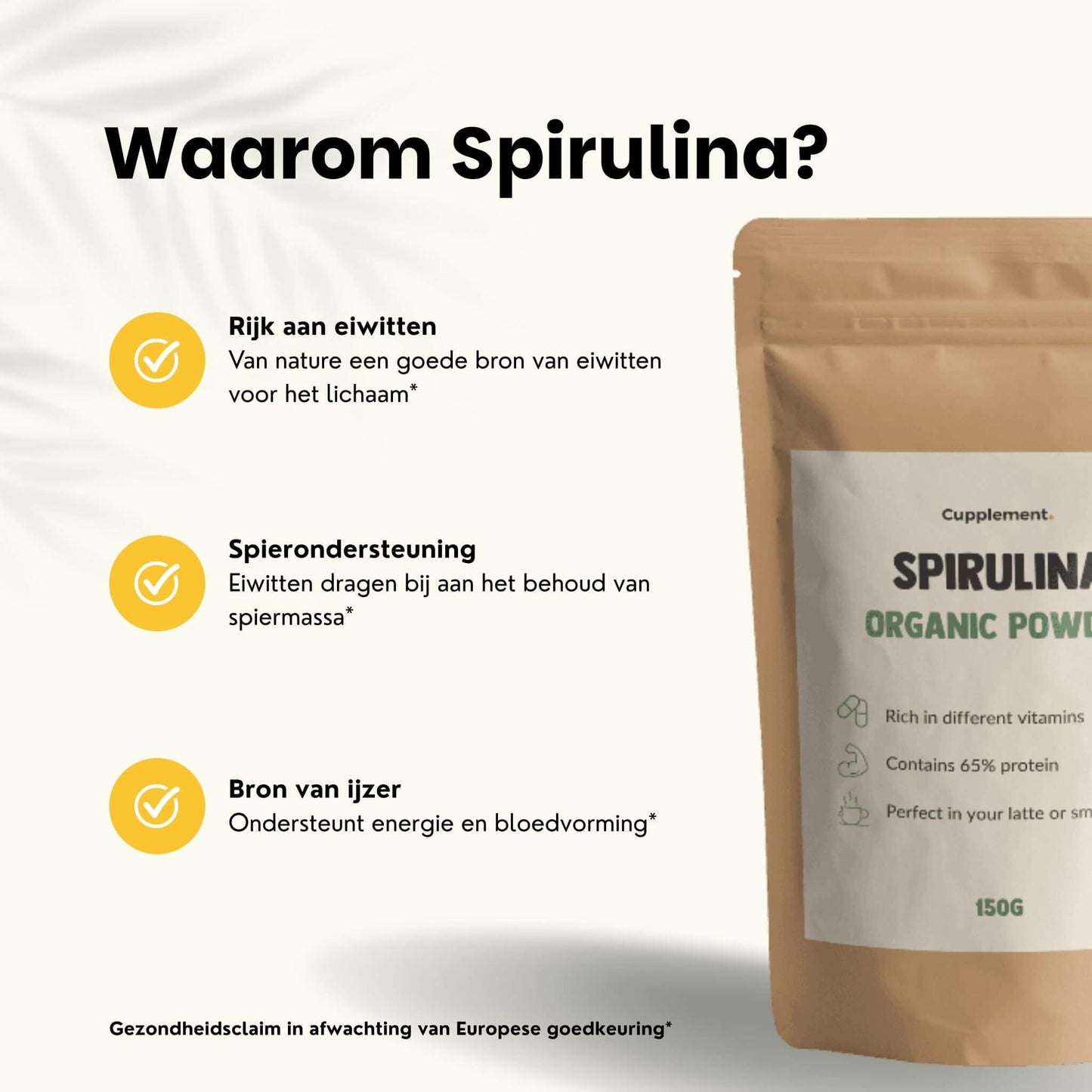 Spirulina poeder goyu supplement superfood