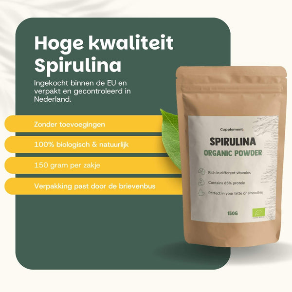 Spirulina poeder goyu supplement superfood