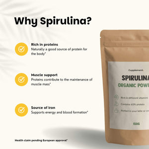 Spirulina powder goyu supplement superfood