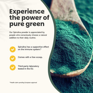 Spirulina powder goyu supplement superfood