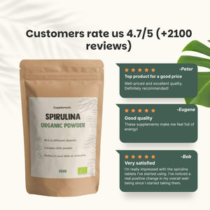 Spirulina powder goyu supplement superfood