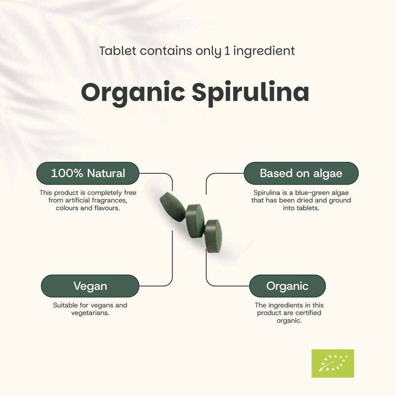 Spirulina tablets goyu supplement superfood