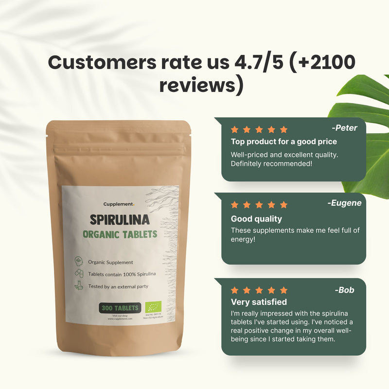 Spirulina tablets goyu supplement superfood