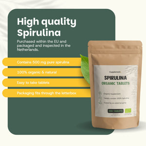 Spirulina tablets goyu supplement superfood