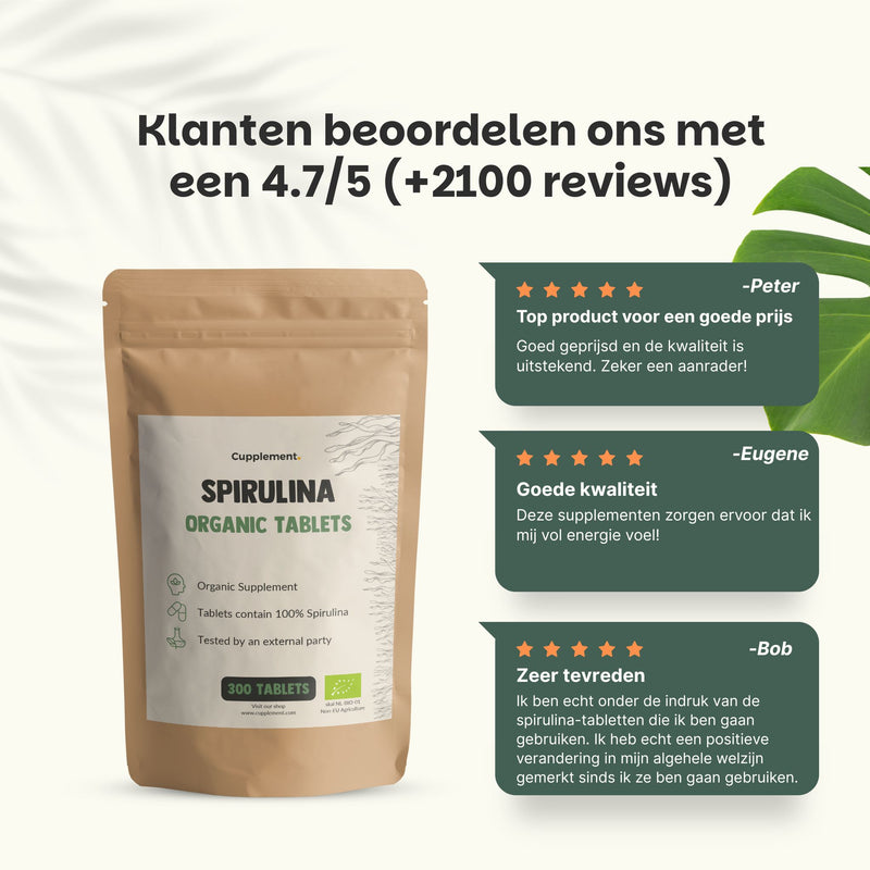 Spirulina tabletten goyu supplement superfood