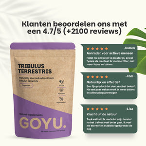 Tribulus Terrestris extract capsules goyu supplement superfood