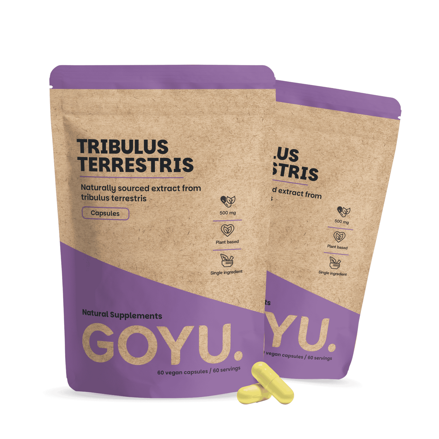 Tribulus Terrestris extract capsules goyu supplement superfood