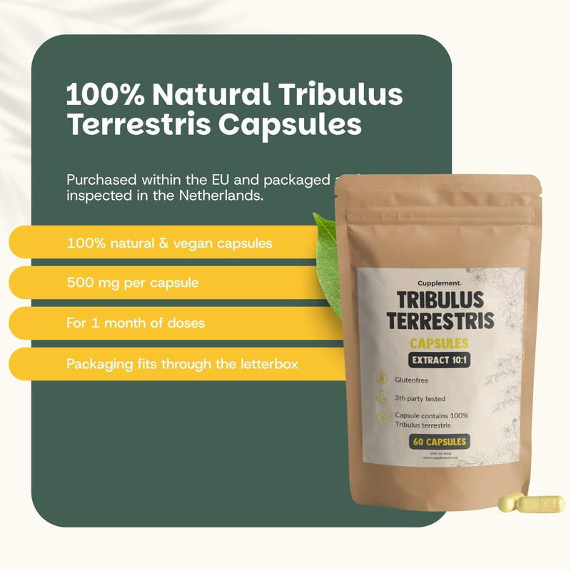Tribulus Terrestris extract capsules goyu supplement superfood