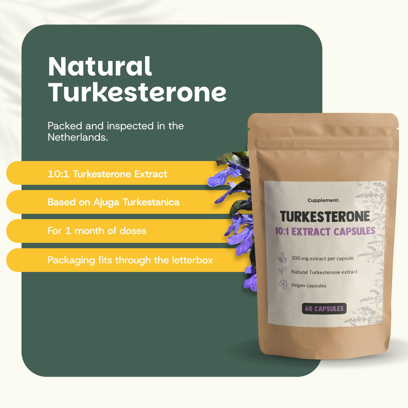 Turkesterone capsules goyu supplement superfood