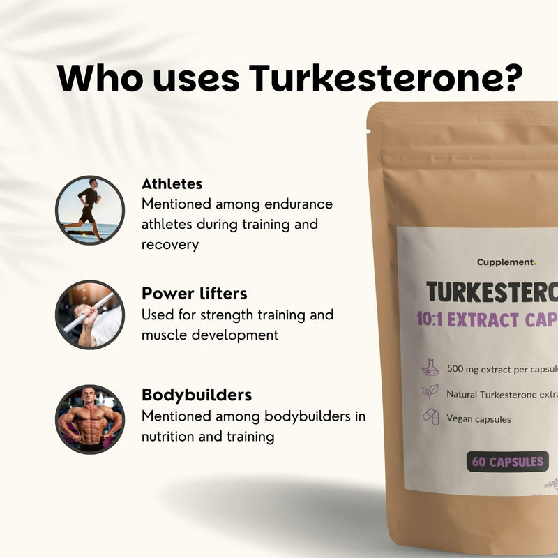 Turkesterone capsules goyu supplement superfood