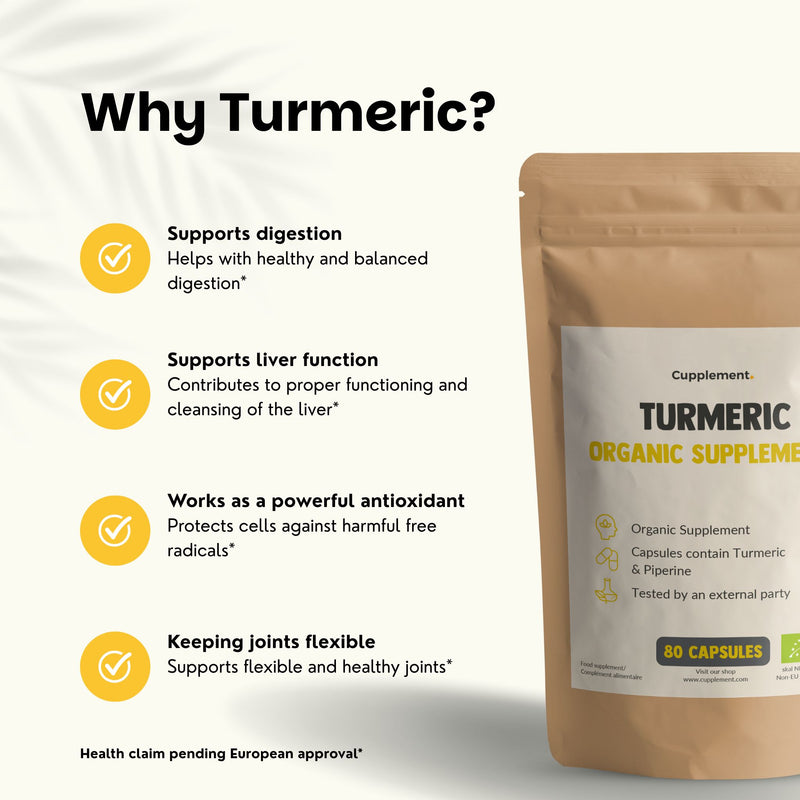 Turmeric capsules goyu supplement superfood