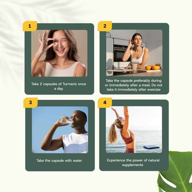 Turmeric capsules goyu supplement superfood
