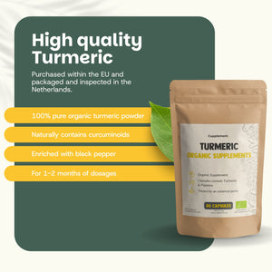 Turmeric capsules goyu supplement superfood