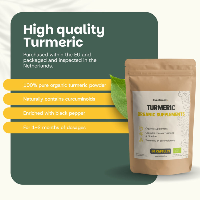 Turmeric capsules goyu supplement superfood