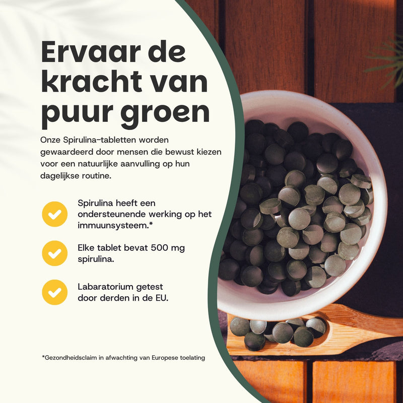 Spirulina Tabletten 500 mg Biologisch
