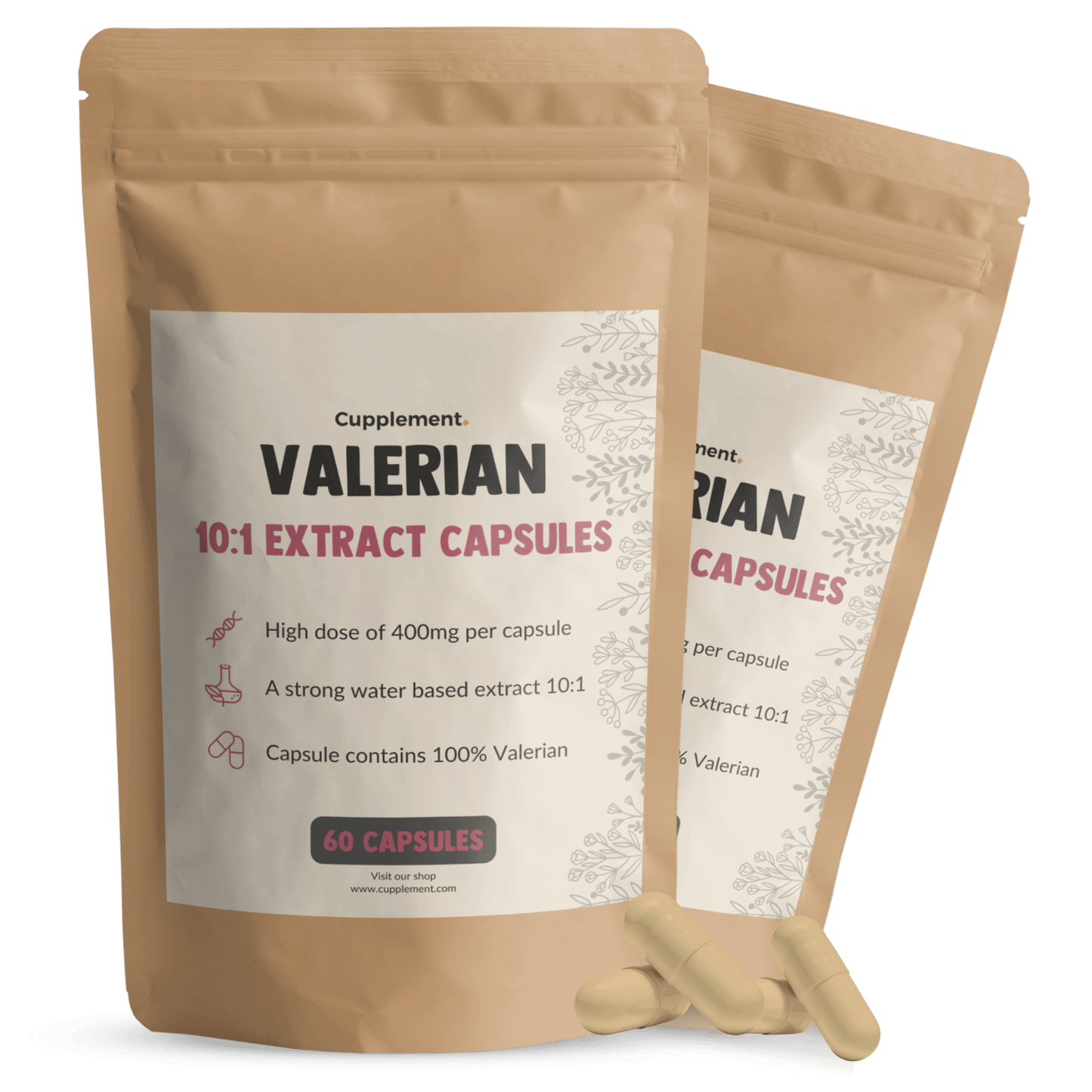 Valeriaan extract capsules goyu supplement superfood