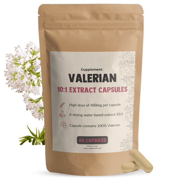 Valeriaan extract capsules goyu supplement superfood