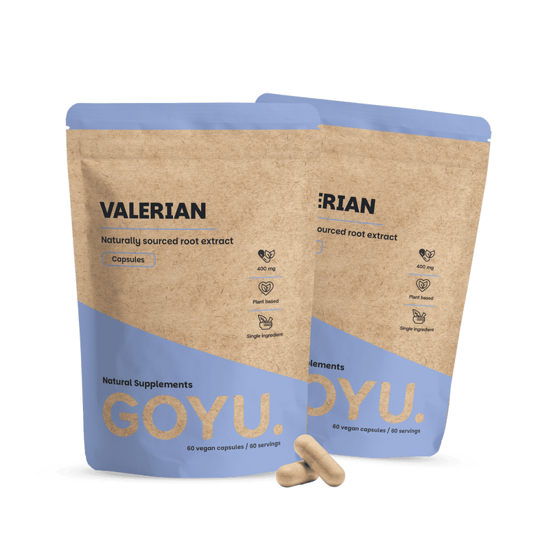 Valeriaan extract capsules goyu supplement superfood