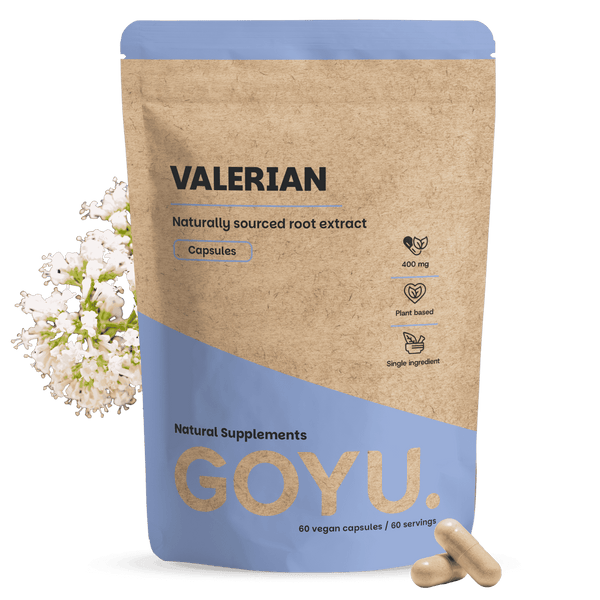 Valeriaan extract capsules goyu supplement superfood